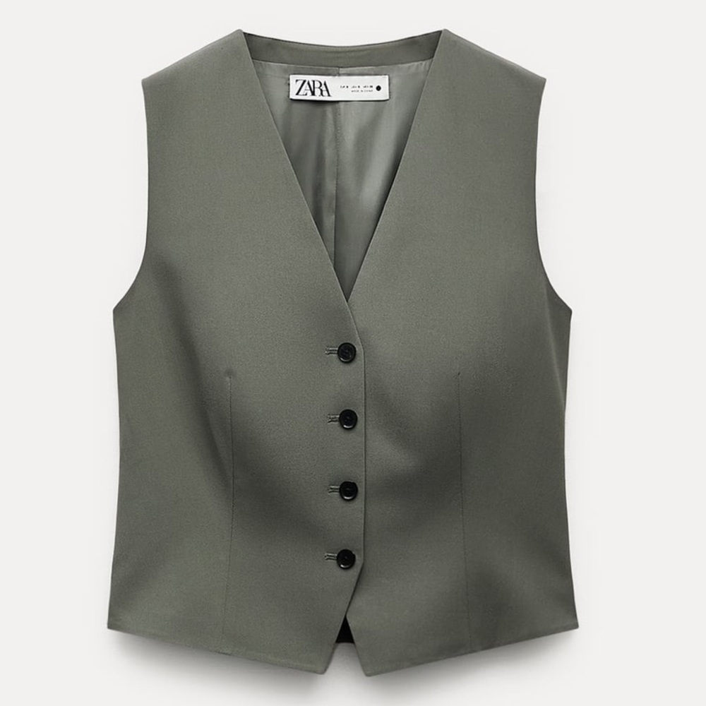 Zara NWT Classic Fit Vest ZW Collection